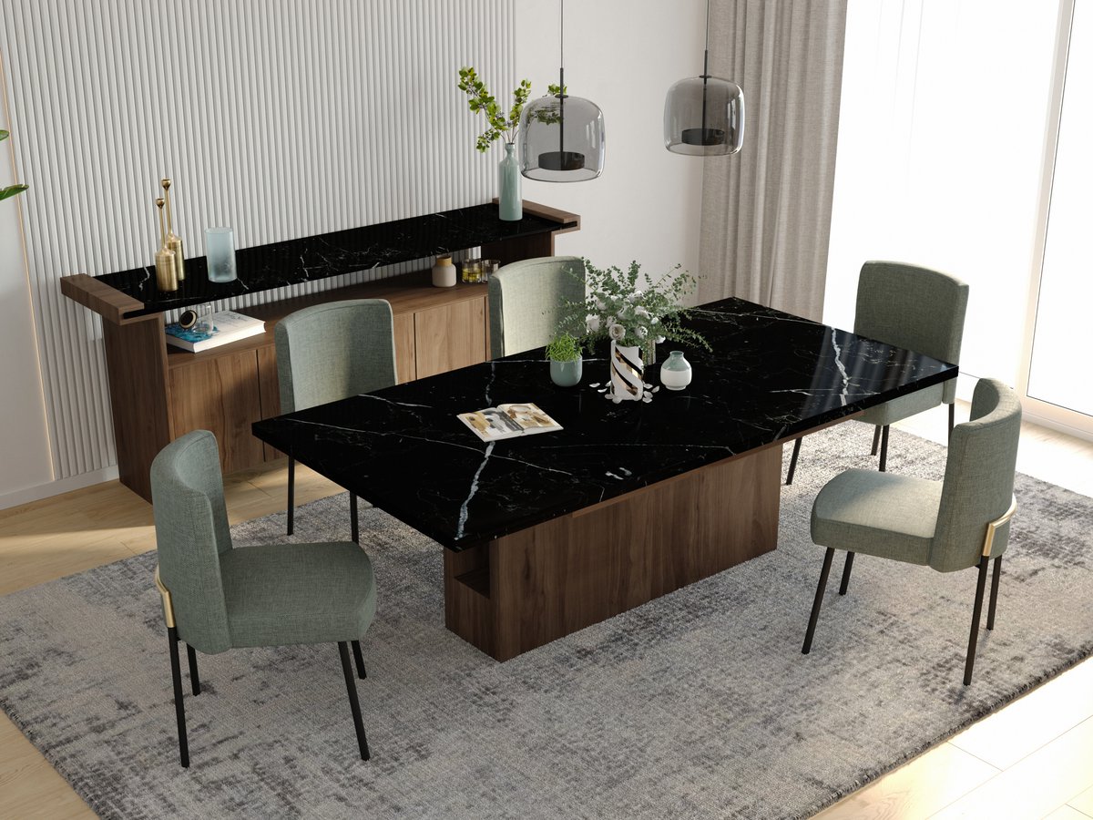 decifurniture's tweet photo. 𝗗𝗜.𝗡𝗢 𝗗𝗶𝗻𝗻𝗶𝗻𝗴 𝗧𝗮𝗯𝗹𝗲 Made with a beautiful, sleek Marble surface , Enriched by the 𝗨. 𝗗𝗶𝗻𝗻𝗶𝗻𝗴 𝗖𝗵𝗮𝗶𝗿 &amp; a Strong 𝗛𝗢.𝗟𝗗 sideboard for all your Dinning Tools.

Purchase now &amp; Get up to 30% Discount on All products
#decifurniture
#livingroom https://t.co/HiFuzuQcns