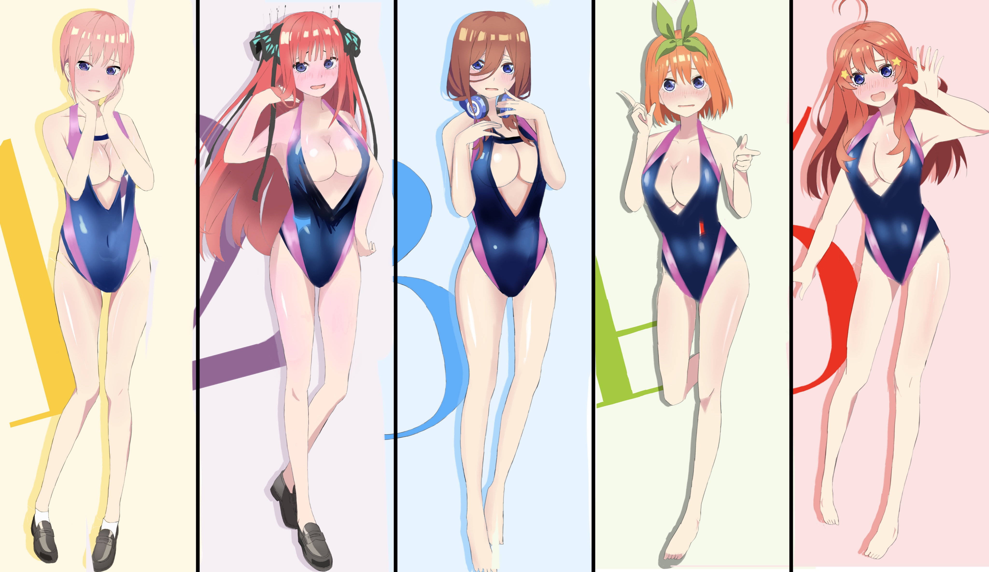 五等分の花嫁 フィルム 中野四葉 中野一花 中野五月 中野二
