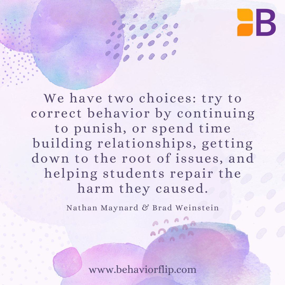 This is so valuable 💜 
🌐 behaviorflip.com 
#behaviorflip #restorativepractices