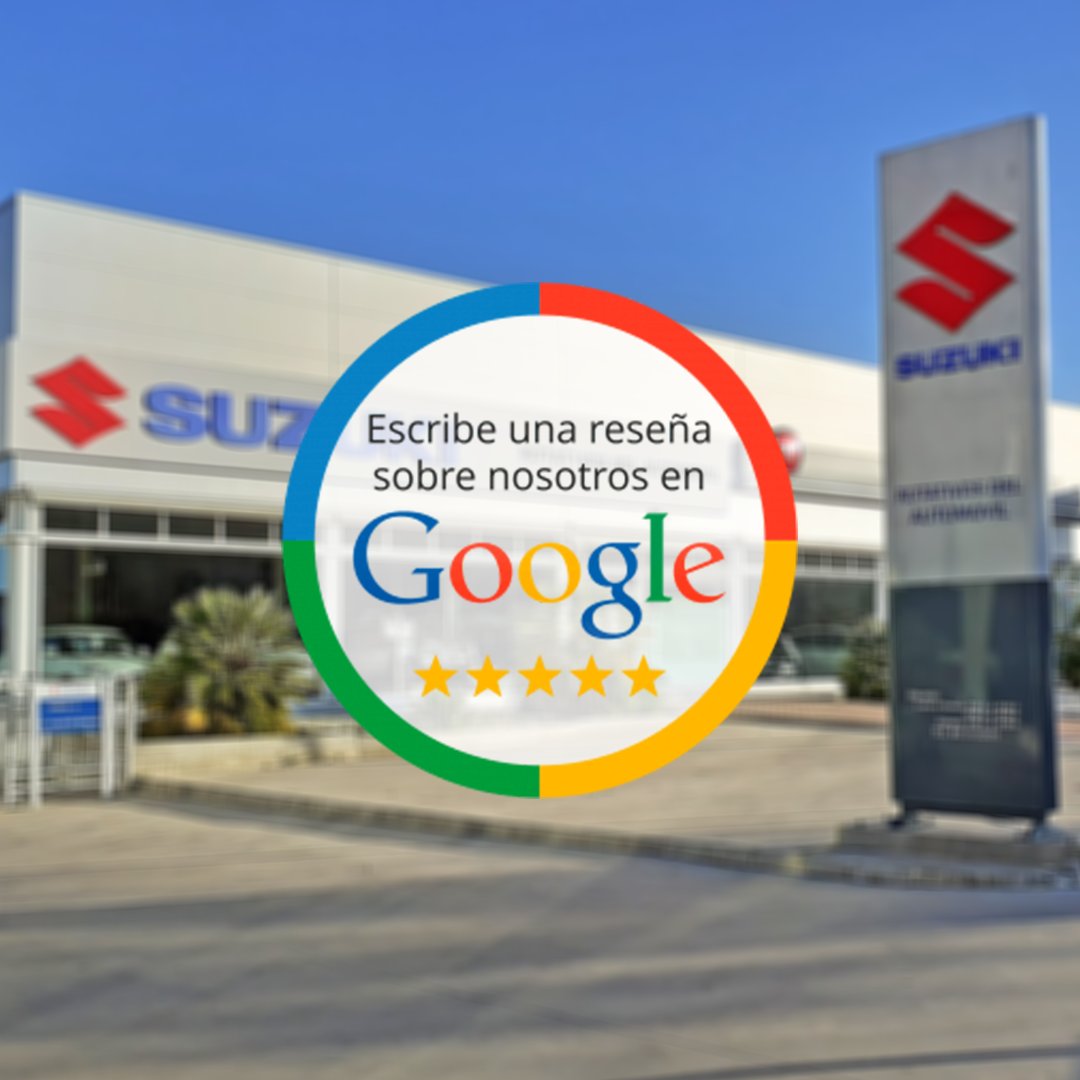 ¿Has estado en <a href="/SuzukiLucena/">SUZUKI LUCENA ROTATIVOS</a>? ¿Te gustó nuestra exposición de vehículos? ¿Hay algo que pueda mejorar tu experiencia? ¡Cuéntanoslo en #Google!
Nuestro objetivo es mejorar y tus #reseñas nos ayudan a hacerlo. 
¡Es tan fácil como hacer clic aquí! 
bit.ly/ValoraSuzukiLu…
¡Gracias!😊
