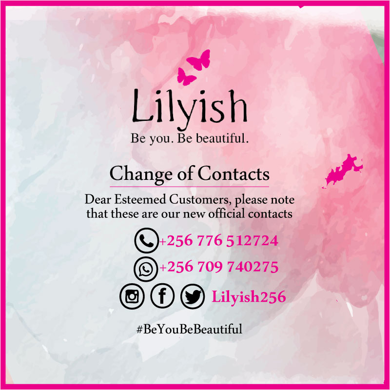 OUR UPDATED CONTACTS

#BeYouBeBeautiful 
#LilyishUG