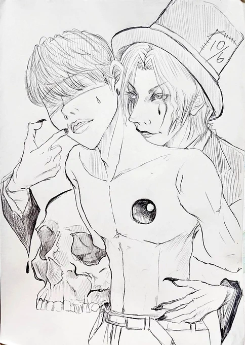 【閲覧注意】
息抜き絵。

『 そーですよね。誹謗中傷…片っ端から玉砕するのです。貴方の怠惰で傲慢で許容する心もなく自己中心的なお考え…素敵じゃないですか。何も信じれないならばワタクシを信じなさい。貴方の魂は美味しくなりますよ』

#天使禁猟区 妄想ファンイラスト
【悪魔ベリアルの囁き】 