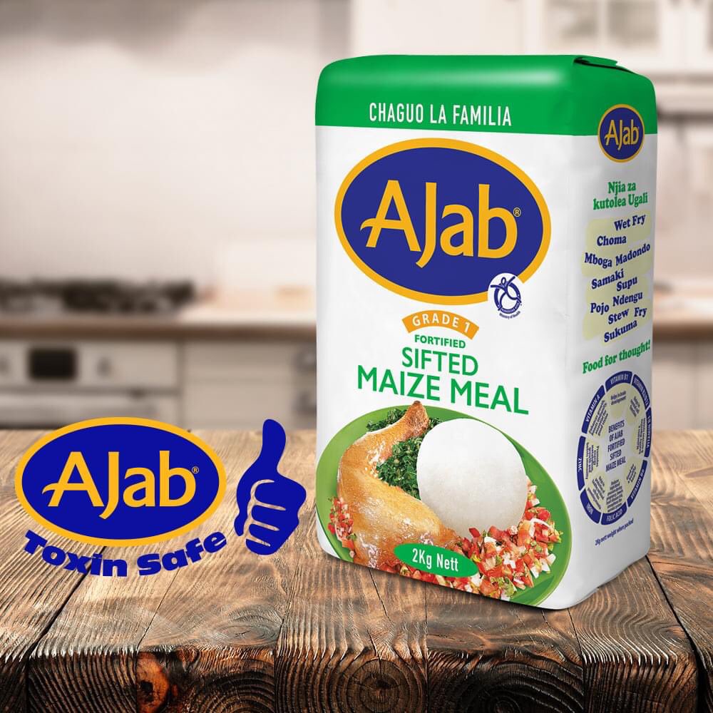 AjabFlour's tweet photo. Nobody spells safety like we do. 
Grab the toxin-safe maize meal and dig in on that safe ugali. 
#MamboniAjab 
#toxinsafe https://t.co/QdICxWBxp9
