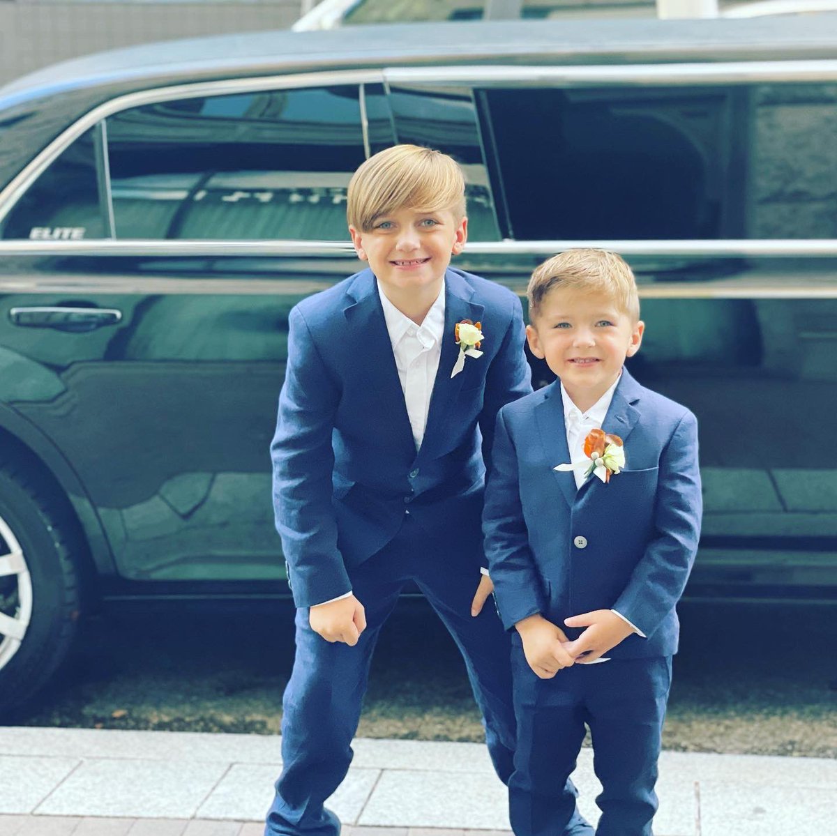 hilton7744's tweet photo. @belk those @RalphLauren suits looking sharp on these two! #ralphlauren #fashion #belk #brotherlylove https://t.co/UTuuO7Xmei