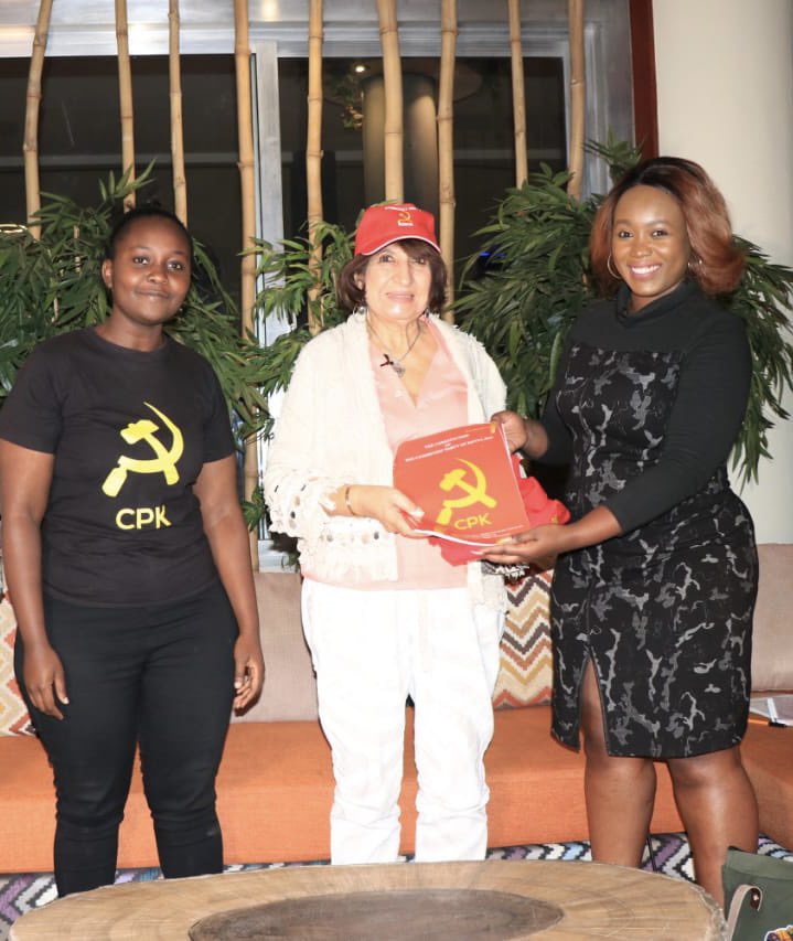 Dr. Fatma Khafagy, member of the Polit-Bureau of Socialist People's Alliance party in Egypt and the head of the Gender office, paid a courtesy call to the Communist Party of Kenya in Nairobi. She brought with her revolutionary love and unconditional solidarity with our struggles.