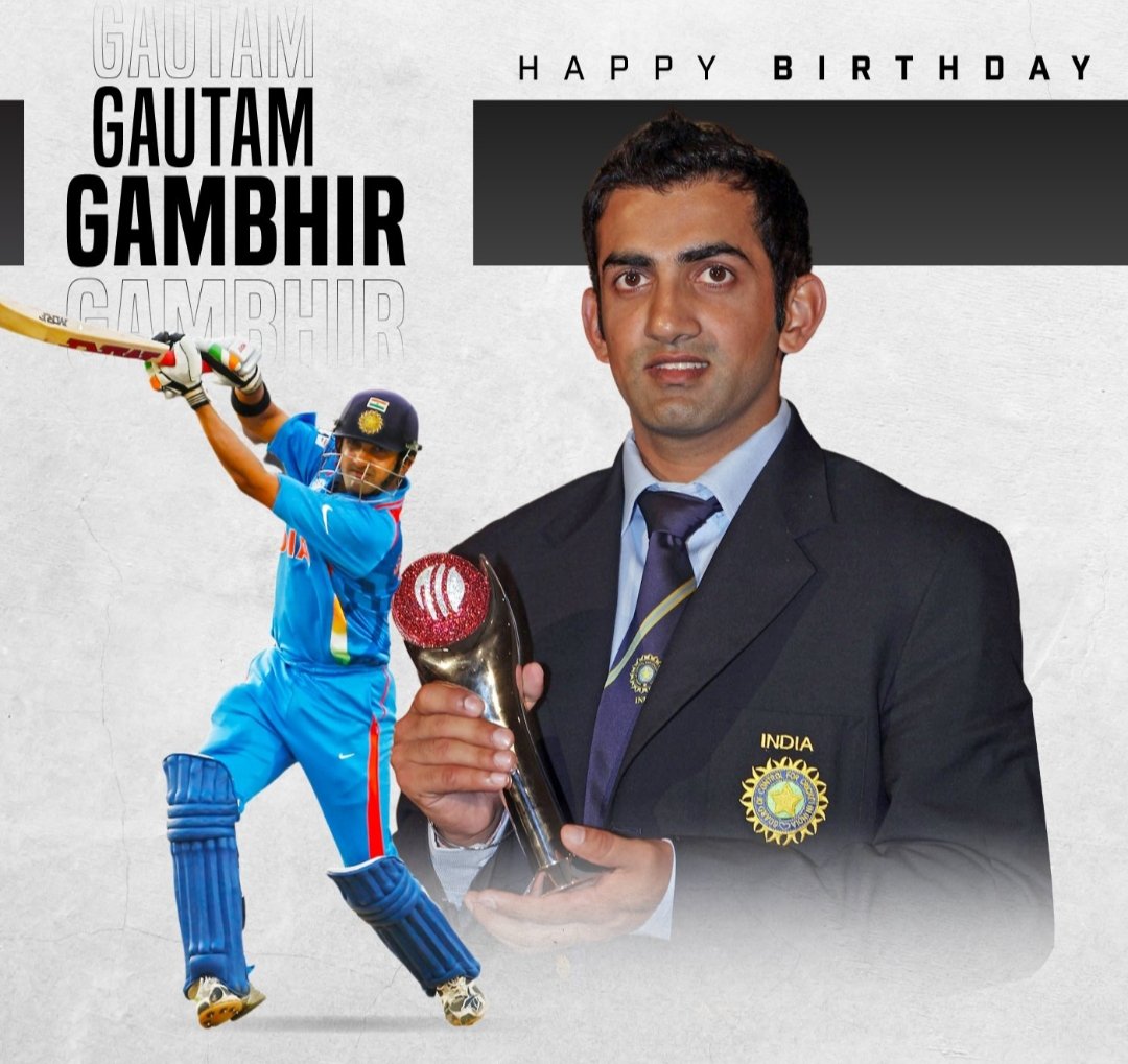 Happy Birthday Gautam Gambhir
Legend!!    