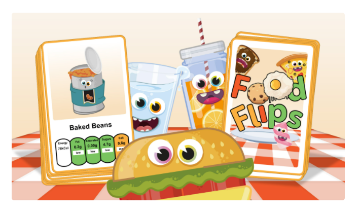 ActionSaltSugar's tweet image. If you&apos;re looking for ways to engage children with #SugarAwarenessWeek (8-14 November 2021) Try our fun interactive game #FoodFlips and test your knowledge on food labels foodflips.fun