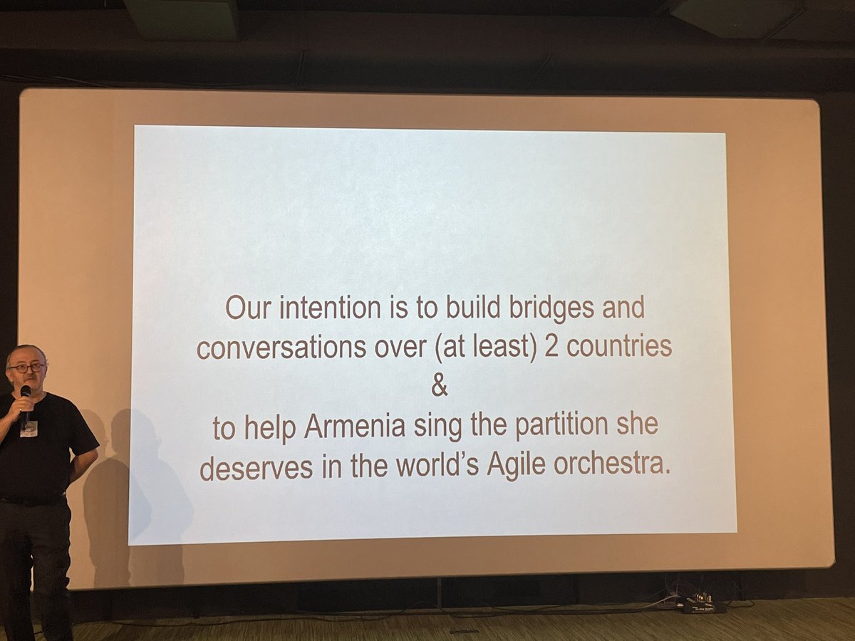 @FrugAgile in Armenia : Back to basics on Agile , building bridges in a VUCA world - thank you @AgilitatrPublic