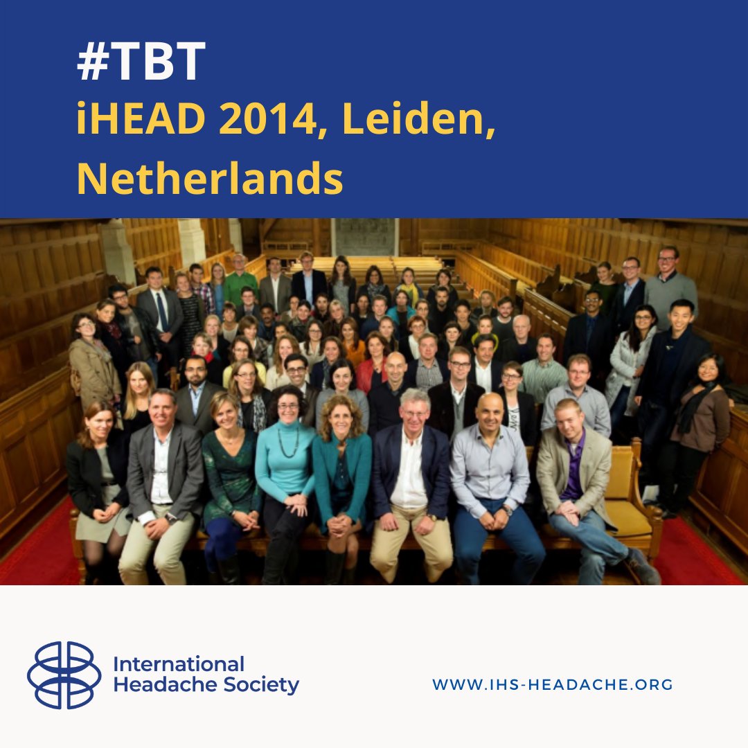 Throwing it back to 2014, when the 2nd International Headache Academy (iHead) took place Leiden. iHEAD is designed to educate and motivate future headache specialists, and inspire a long-term commitment to headache medicine in young neurologists. 🔙 #tbt #headache #neurology