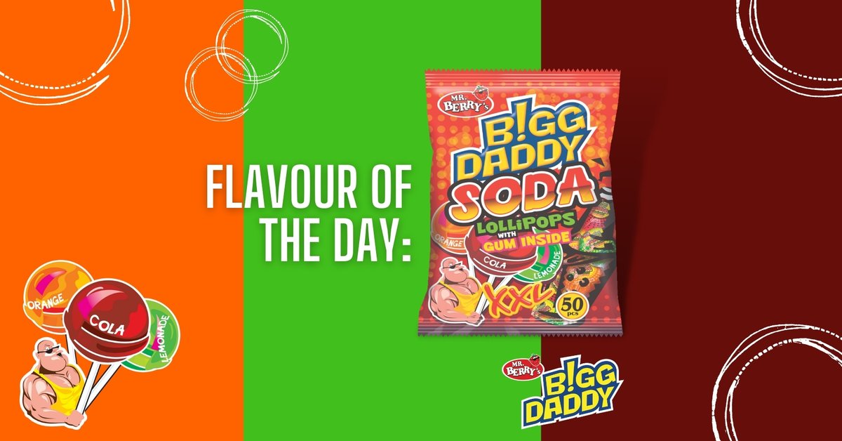 BiggDaddypops's tweet photo. Pia Bigg Daddy tuko na Soda flavour. #biggdaddy #lollipops #sweets #candy #mzurisweets #candyfun https://t.co/9D1R9MhZRx