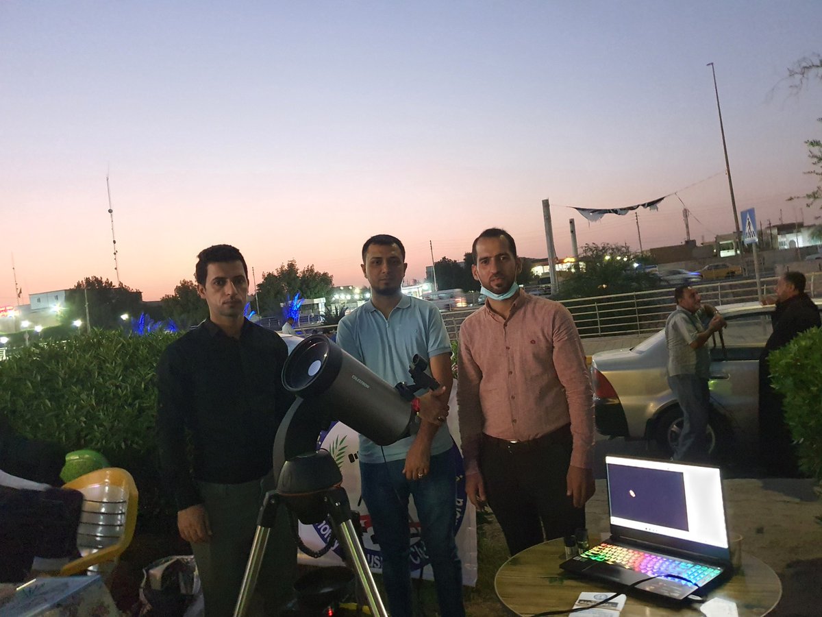 IAU_Outreach's tweet photo. #NOCiraq Hosted an astronomy activity during the last day of the #WorldSpace Week, in Basra Governorate, southern Iraq. https://t.co/Qgx8Mt0QOT
