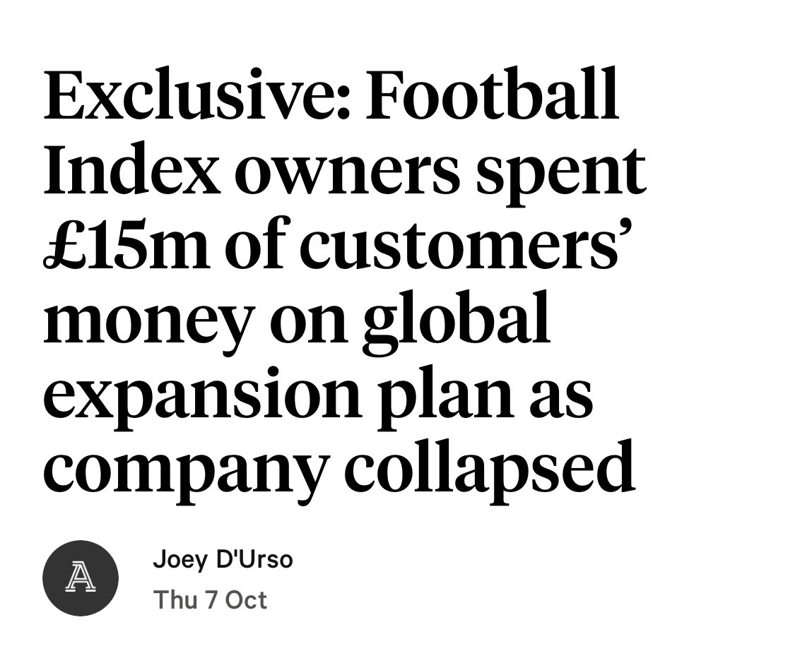 fi_zebra's tweet photo. Has this information been out there before? It paints a very ugly picture when you consider the amount of money being spent elsewhere on the final year. #footballindex https://t.co/PZn5Hzu0pn