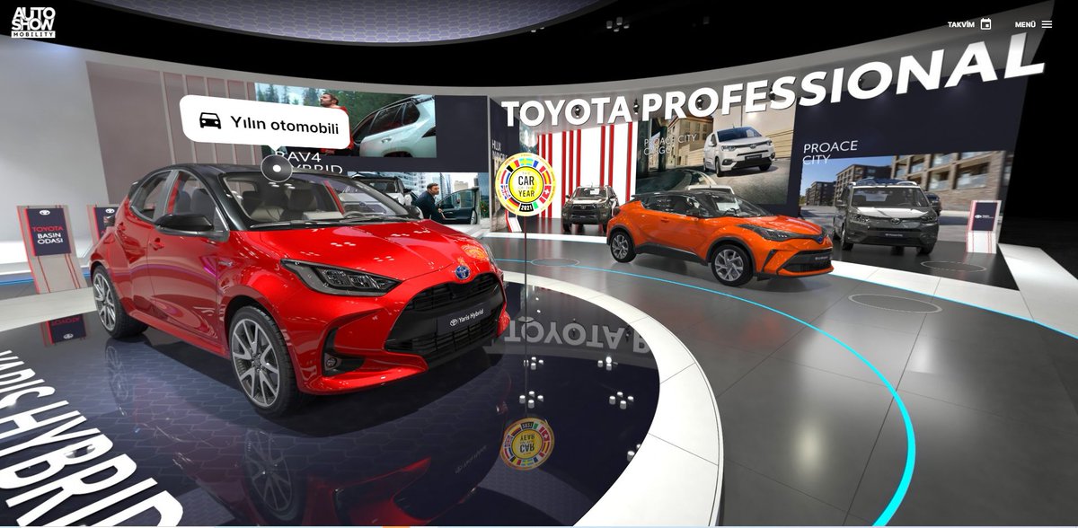 🚨 @Toyota_Turkiye standını dolaşmak için son çağrı! Tek tıkla Türkiye’nin ilk dijital fuarı olan Autoshow 2021 Mobility’i dolaşmak isteyenler için 👉odd.org.tr/autoshow2021 #Autoshow2021Mobility #Autoshow #Fuar #Araba #Otomobil #Toyota