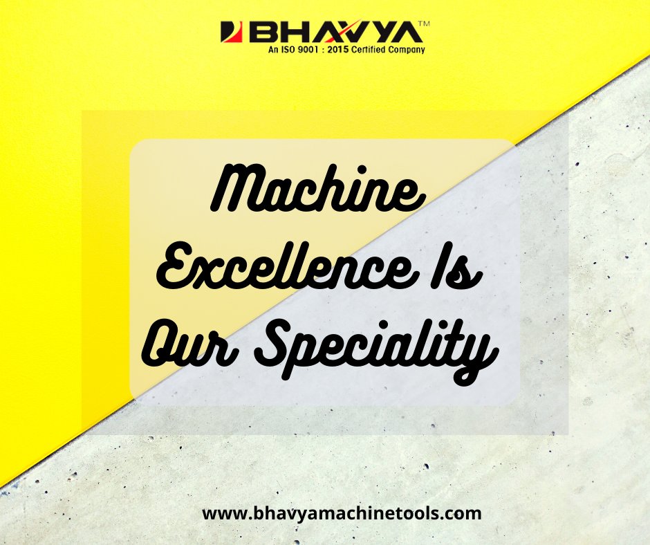 machinery_tools's tweet image. “Machine Excellence is Our Speciality”
Visit us at bhavyamachinetools.com for the best machine tools.
#bhavyamachinetools #bhavyamachine #machinetools #machinery
#LatheMachine #machinerysolutions #sheetbendingmachine #bestmachinetools