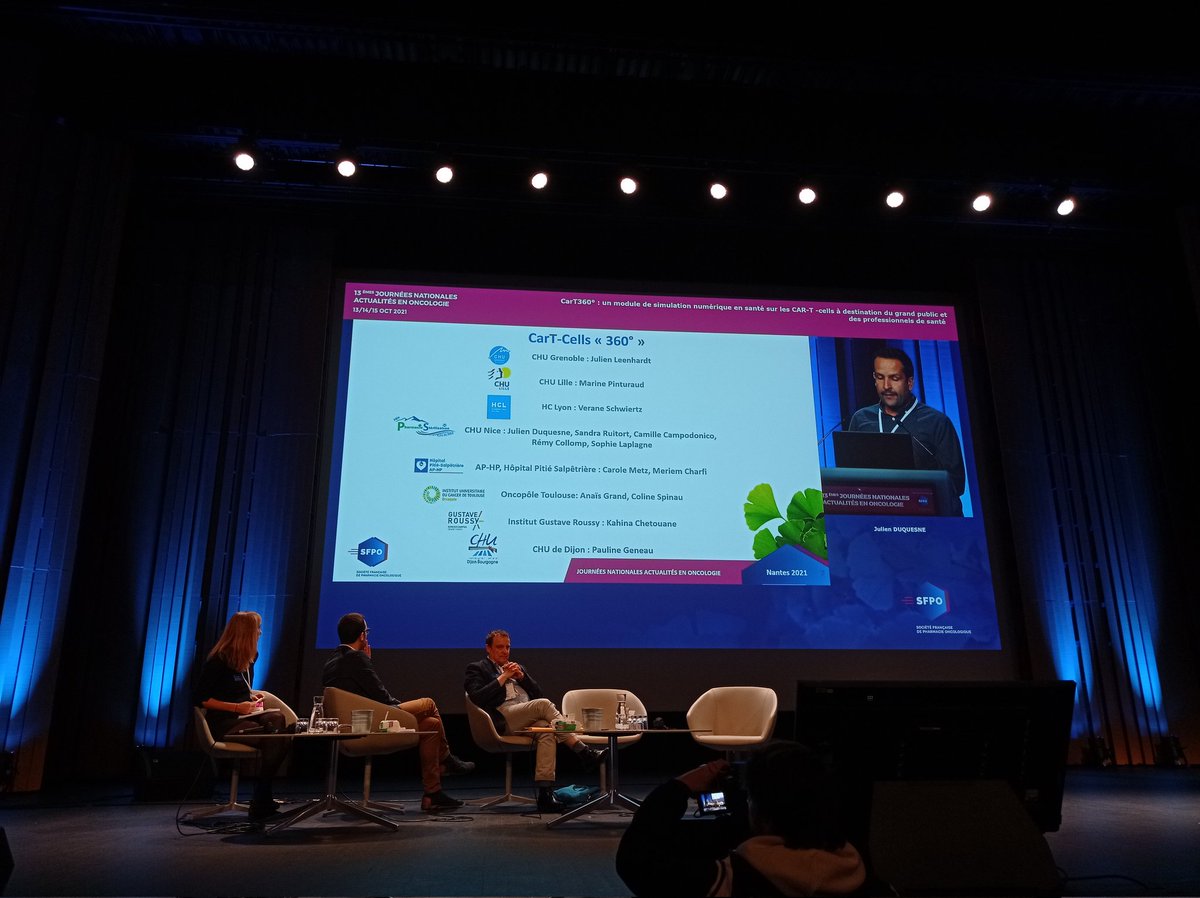 AmelieCransac's tweet photo. @SFPOofficiel ▶️ Communication orale
@CHUdeNice @CHUDijon @pauline_gueneau
✅ Un bel outil de simulation CARTcells avec un travail de conception collaboratif #teamCART https://t.co/Slb4zVnWHB