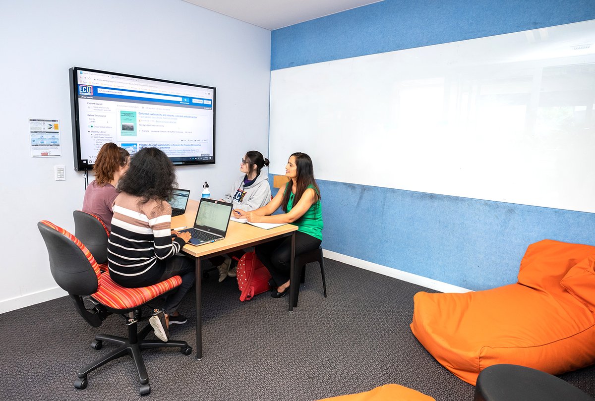 ECU_Library's tweet image. We’ve updated our room bookings web page, so booking your Library study space should be a breeze! Each Campus Library has group and solo study rooms available to book. s.ecu.edu.au/2Qts9DM
@EdithCowanUni @ECUGuild