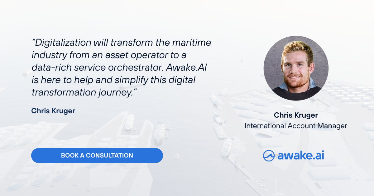 AwakeAi's tweet photo. Book a consultation with our digitalization expert Chris Kruger to find out where you stand in your digitalization journey.
https://t.co/cQePdPDPi9
#digitalizion #roadmap #consultation #maritimelogistics #awakeai https://t.co/2oh2fHSZ08