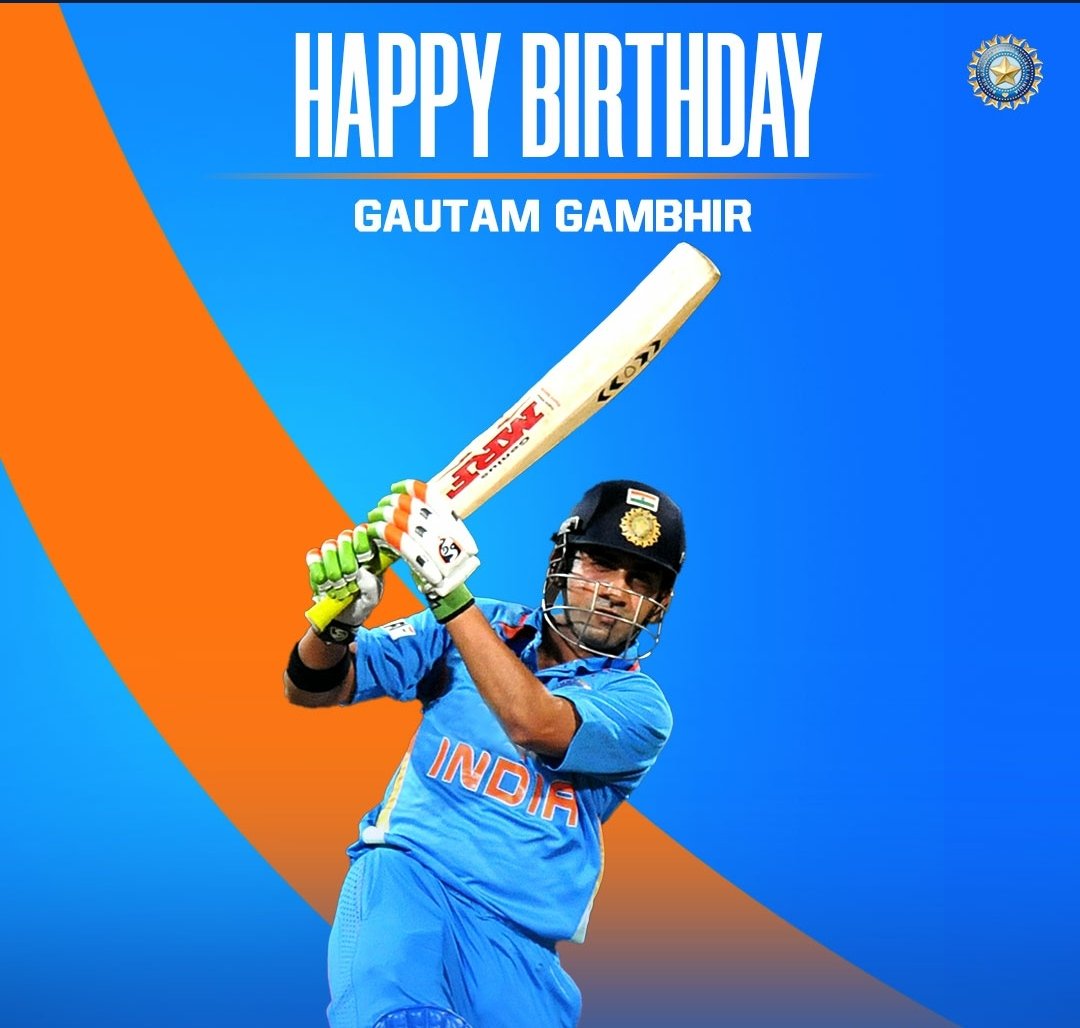 Happy birthday (((Gautam Gambhir)) 