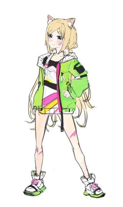 #アロ絵 
新衣装かっこいい! 