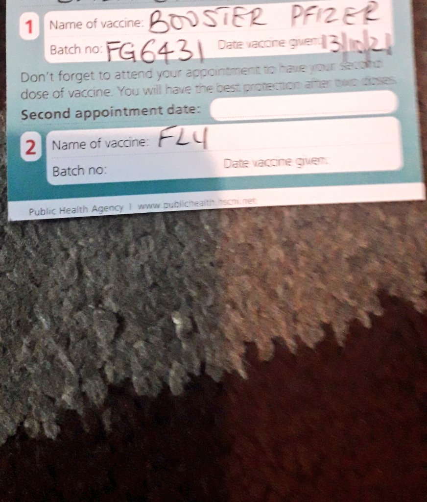 lovescoob's tweet photo. @SWBHnhs thank you. The ability to have my booster and flu jab at the same time. No messing about. I walked in at Sheldon vaccination hub. #BeCovered #SafeForEveryone #InItTogether https://t.co/ckc65wgRk4