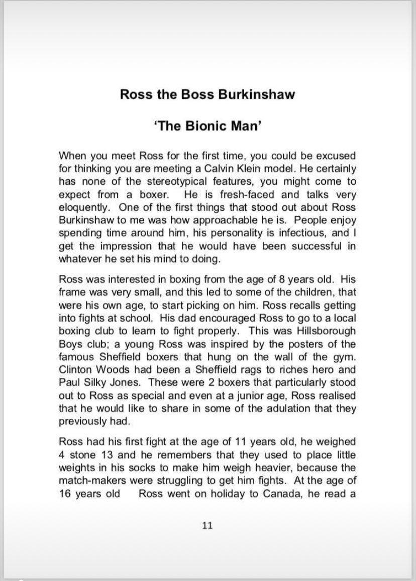ROSSTHEBOSS_B's tweet photo. This chapter from Ricky Wright-Colquhoun book CINDERELLA BOXING is bang on #CalvinKleinModel #Bossingit #boxing #boxingstories #boxingbook #boxinglife #boxingworld https://t.co/wNbfdutQ3v