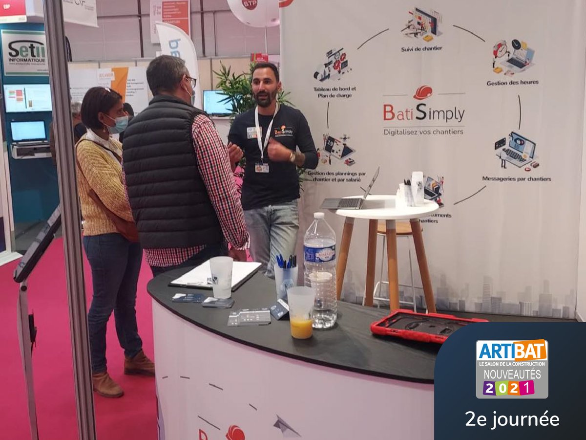 [ 🎯 2e journée sur le <a href="/Salon_Artibat/">Salon Artibat</a> et jusqu'au 15 octobre au hall 4 - Stand D15]

Vous pouvez venir tester l'application, échanger avec nous et jouer à notre jeu concours spécial ARTIBAT, pour tenter de gagner des cadeaux dont une tablette Samsung 🎁

 hubs.la/H0ZmfdP0