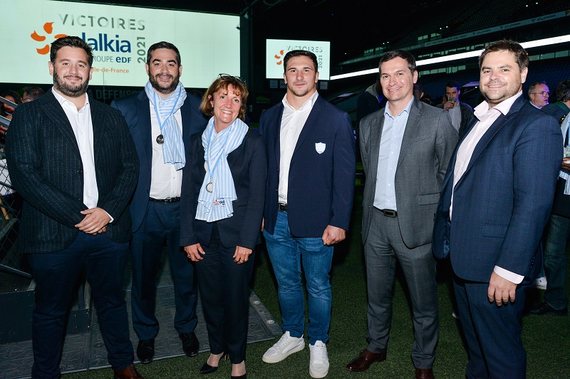 Moment de partage avec les équipes de <a href="/dalkia/">Dalkia</a> en Ile-de-France pour célébrer nos victoires. Merci à Camille Chat pour sa convivialité et à <a href="/ParisLaDefArena/">Paris La Défense Arena</a> de nous avoir accueilli dans cet écrin !