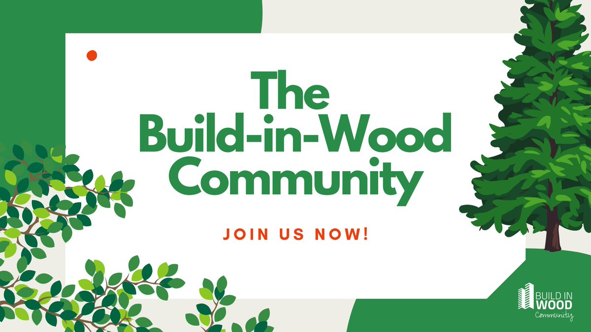 🚀 Launched now: 𝗔𝗻 𝗶𝗻𝘁𝗲𝗿𝗻𝗮𝘁𝗶𝗼𝗻𝗮𝗹 𝗰𝗼𝗺𝗺𝘂𝗻𝗶𝘁𝘆 𝗼𝗳 𝘄𝗼𝗼𝗱 𝗰𝗼𝗻𝘀𝘁𝗿𝘂𝗰𝘁𝗶𝗼𝗻! 👉🏼 Join us on the Build-in-Wood #Community here: community.build-in-wood.eu
⭐ A shared platform for all timber lovers. From us - 𝙁𝙊𝙍 𝙔𝙊𝙐
#buildinwoodh2020 #networking