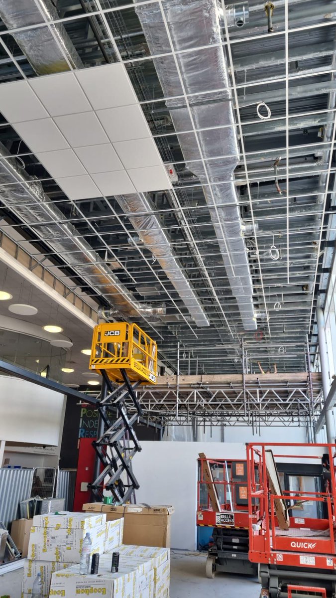 TJMProjectsLtd's tweet photo. It's all going on in #Stoke #schoolrefurbishment #education #ceilings #interiors #fitout #refurbishment #extension #newbuilds #educationproject #educationalfitout #educationalrefurbishment #TJMProjects #TJMTouch #Devilsinthedetail https://t.co/WCUBiVHa2E