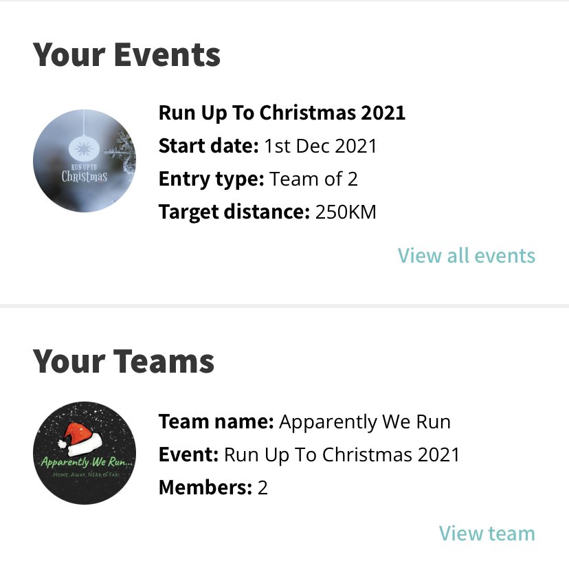 ApparentlyWeRun's tweet photo. Well it would be rude not too π€ #TeamApparentlyWeRun is up & running for 2021! π
πΌπ€Άπ»π²ππ€
As always everyone is welcome to come & join us just search for us in βJoin a teamβπ We β€οΈβ€οΈβ€οΈ this event! #RU2C2021 #RunThings #TeamWestReunited https://t.co/adyAPsfFBc