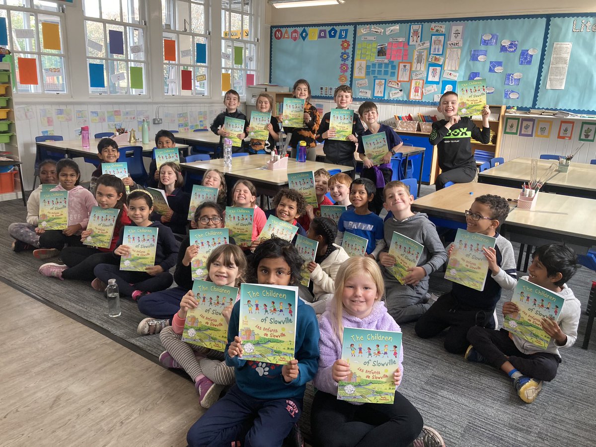 BalgreenPrimary's tweet photo. #Primary4b loved reading their new book, The Children of Slowville 📚 https://t.co/64NqiwFJMB