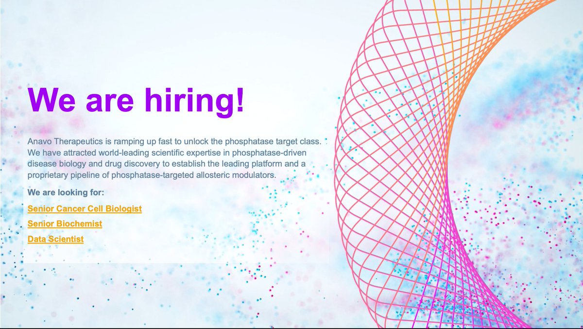 We are #hiring! Following the decision to establish our R&amp;D hub in #Heidelberg's new <a href="/BioLabsHQ/">BioLabs</a> facility, we are ramping up fast to grow our organization. Join us in one of three new positions: bit.ly/3iXBdfv #Careers in #drugdiscovery #CancerResearch