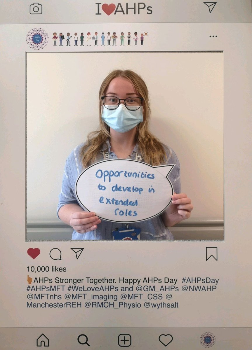 ManchesterREH's tweet photo. Chloe is one of our Orthoptists training in diagnostic paediatrics. She is #inspiring colleagues to explore opportunities to work in extended roles 👏🏻 #MFTahps #AHPsDay2021  @MFTchiefAHP @MFT_CSSAHPs https://t.co/E1AD9nUjUo