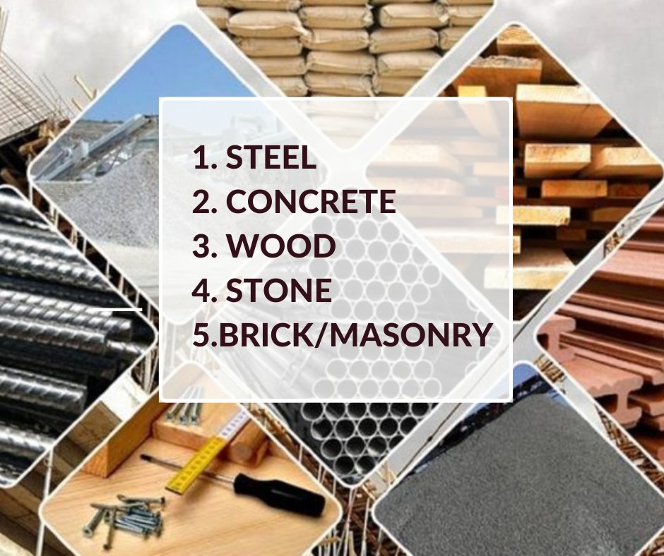 j_stubbs's tweet photo. Building materials are usually categorized into two sources: natural and manmade. Materials such as stone and wood are natural, and concrete, masonry are manmade. Here is a list of building materials that are commonly used in construction.

Read more here: https://t.co/X5dkysRMg5 https://t.co/gXSFJ31uoh