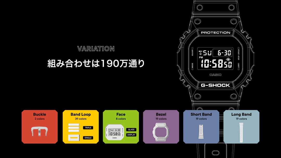 190万通りのカラーセレクトで、世界にひとつのG-SHOCK カスタマイズサービス「MY G-SHOCK」が10/20 誕生 (Gショック ジーショック)

fullress.com/2021/10/my-gsh…