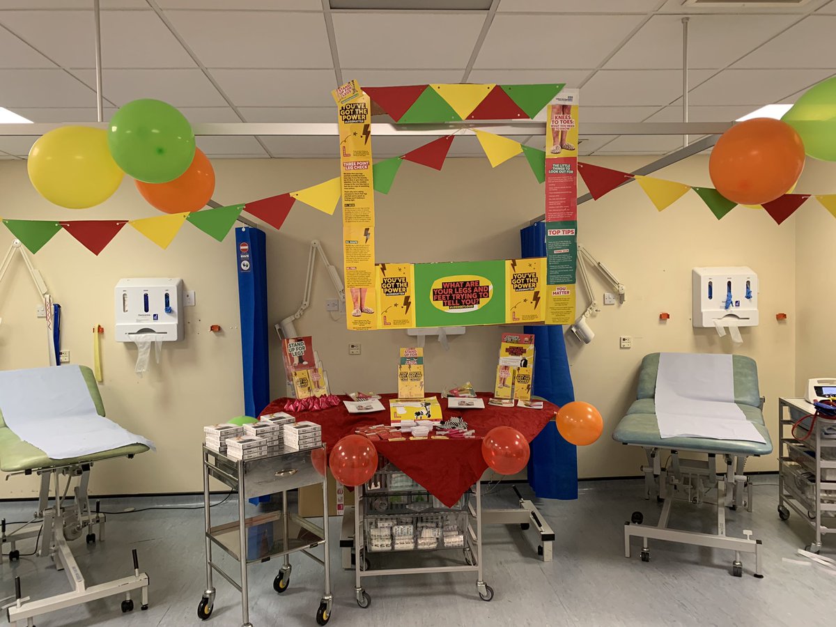 OldhamRoom's tweet photo. @OldhamRoom staff Doppler and Legsmatter Chatter is here. All set up Looking forward to the day #legsmatterweek #patientengagement @LegsMatter @NCAlliance_NHS @Paula_Baker1 @OldhamCO_NHS @alywadsworth @TDonbavand @zoeleanne111 @mediUKLtd @JuzoUS @LRmedUK https://t.co/FUV95tAXa0