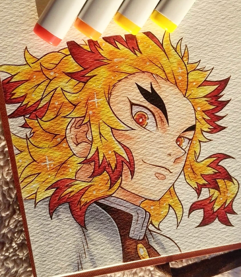Voilà un rnegoku brillant pour le retour de kny 👀 #DemonSlayer