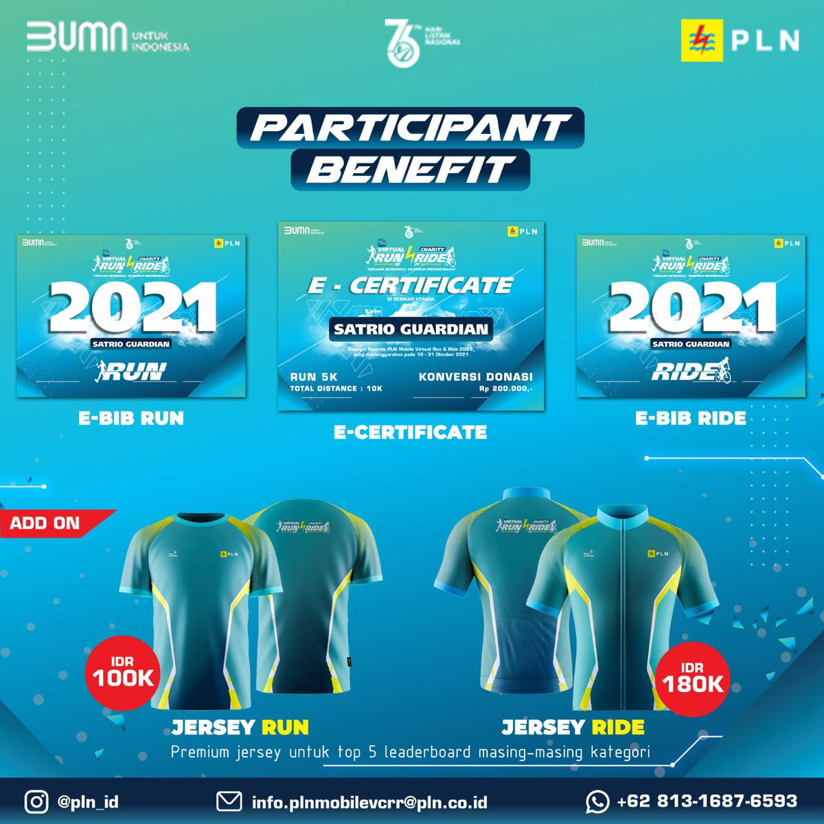 IftorR's tweet photo. #PLNMOBILEVCRR2021
#TerangNegerikuTangguhIndonesiaku
#HLN76
#RunToTheLight
#RideToTheBright https://t.co/tEY2EgF3q1