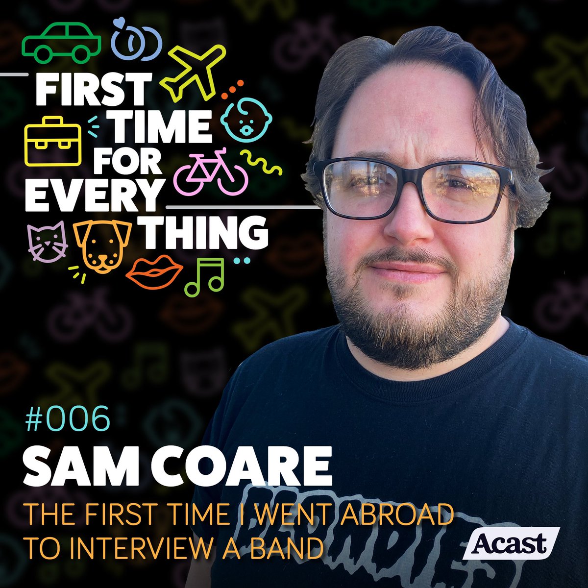 Ep 6 of #FirstTimeForEverything is here featuring former @KerrangMagazine Editor and new MD of @AltPress, @SamCoare! Join us as we discuss travelling the world to hang out with some of the biggest names in rock… podfollow.com/ftfe #kerrang #altpress