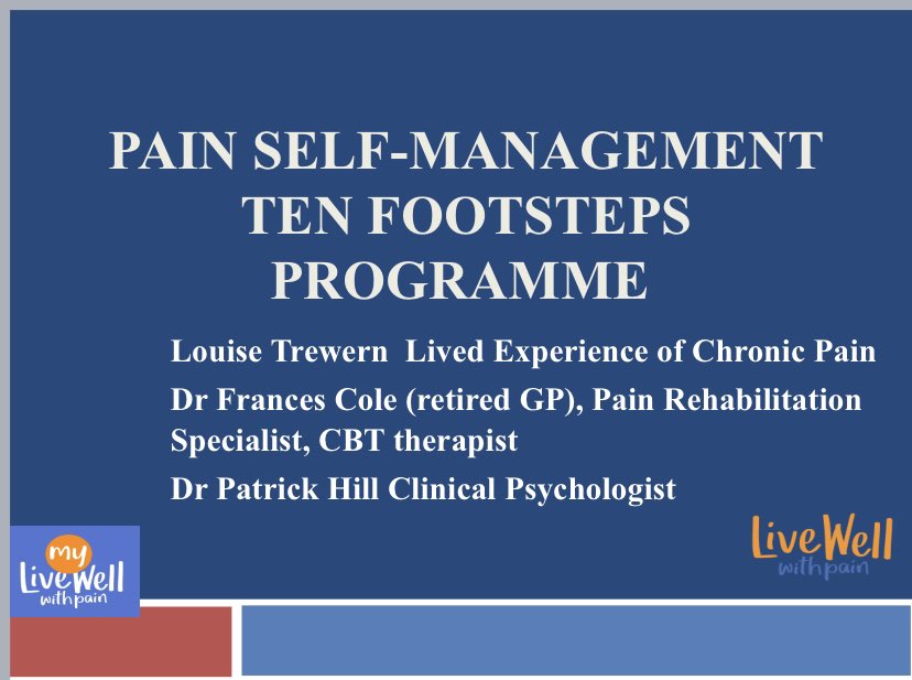 loulouscorpio's tweet photo. Exciting morning delivering #TenFootsteps #Pain #SelfManagement training to #SocialPrescribers #LiveWellWithPain from @livewellpain https://t.co/jcmTTbrBM0