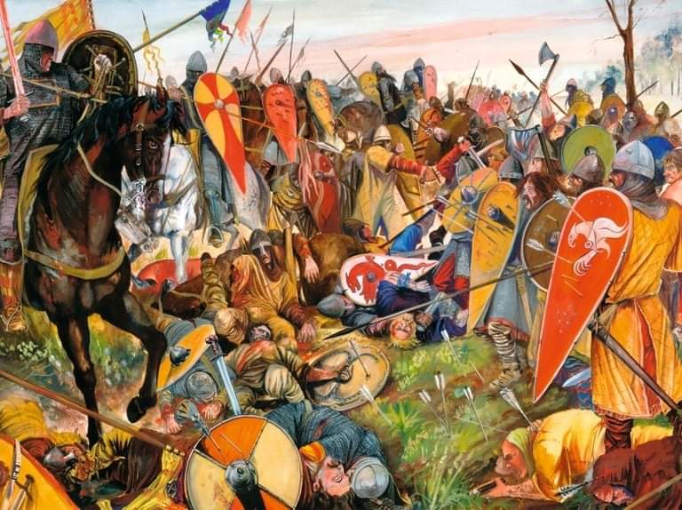 MartinJohn34's tweet photo. Battle of Hastings Day. The last true English King to die in battle https://t.co/vjjqfRhe5K