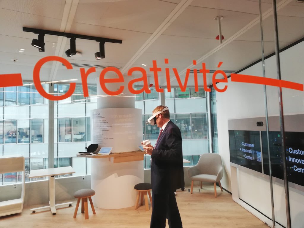 CoussonRaluca's tweet photo. An honor and a pleasure to host our Customer Innovation Board! An entire day of inspiring exchanges with our customers on how #data can transform their industries! #DataIntoda @OrangeBusiness​
@SodexoGroup​
@DSM​
@DeutschePostDHL​ @HelmReisinger  @ZitouneWassila @stevejarrett https://t.co/UT4L9TA33s