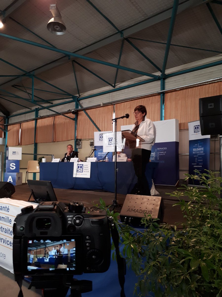 "Solidarité, responsabilité et démocratie sociale ont été les valeurs marquantes de l'année 2020" 
Corinne Garreau, directrice générale de la #MSAAlpesVaucluse 
#AGdesélus