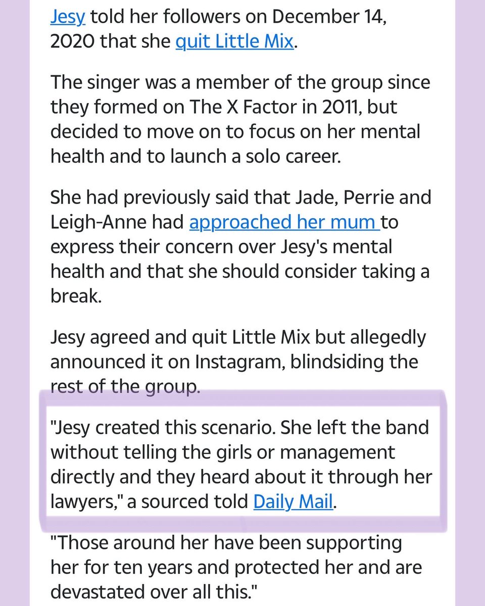jade_gorgeyhun's tweet image. Just when I thought I couldn’t dislike Jesy anymore…after 9 years of friendship and the girls find out through a lawyer and an IG post 😢

#jadethirlwall @littlemix #littlemix #perrieedwards #leighannepinnock