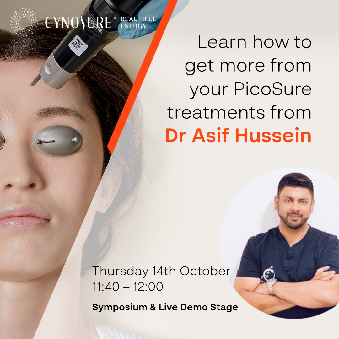 Learn from one of our experts at CCR 2021!

We are hosting a seminar on how to elevate the Picosecond Alexandrite 755nm Laser for pigmentation management.

Join Dr Asif Hussein on the Symposium &amp; Live Demo Stage at 11:40-12:00.