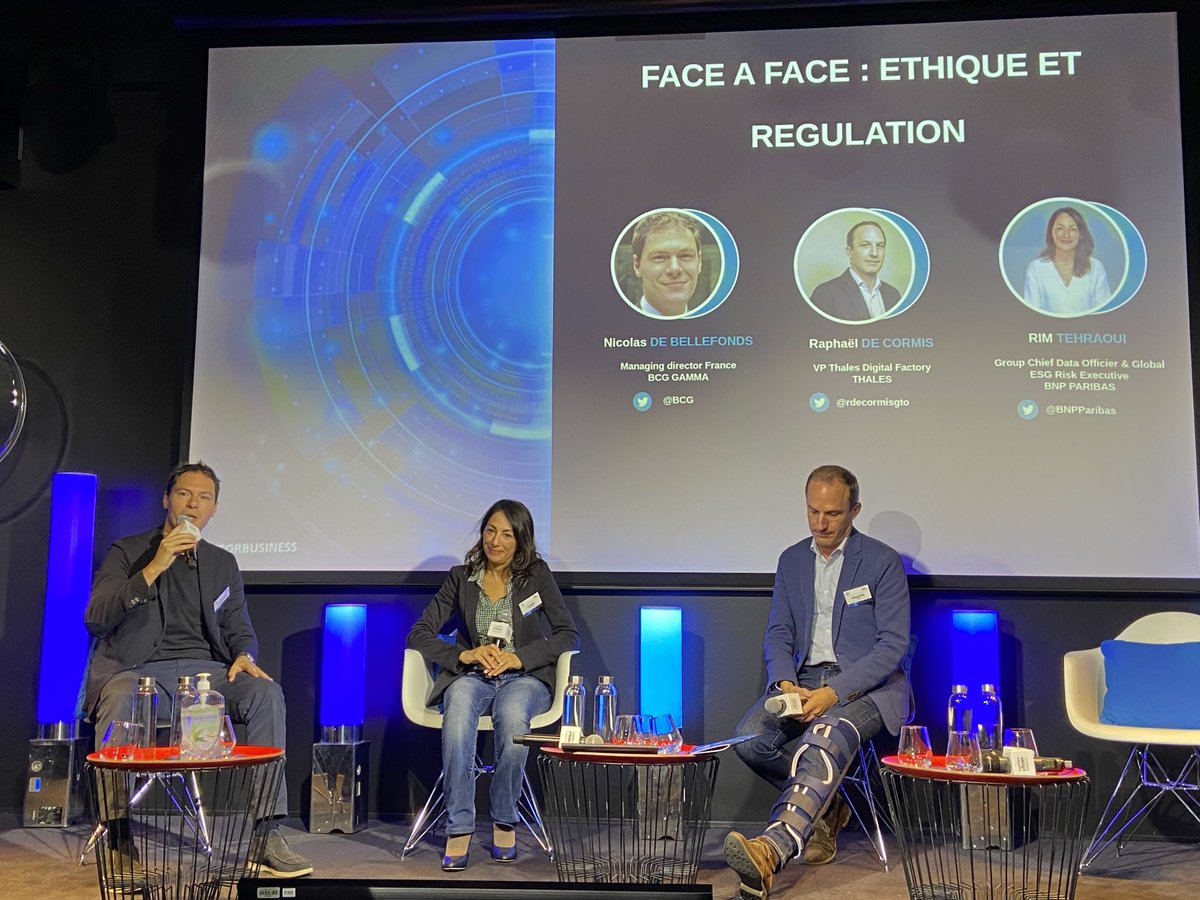 pnougue's tweet photo. Éthique et Régulation deux sujets clefs et complexes de #IAFORBUSINESS merci aux contributeurs ⁦@thalesgroup⁩ ⁦@rdecormisgto⁩ ⁦@BNPParibas⁩ ⁦@BCGinFrance⁩ ⁦@ndebellefonds⁩  Ouvrons très large les débats autour de ces thématiques ⁦@ECOSYSGroup⁩ https://t.co/NSqoOA0MjJ
