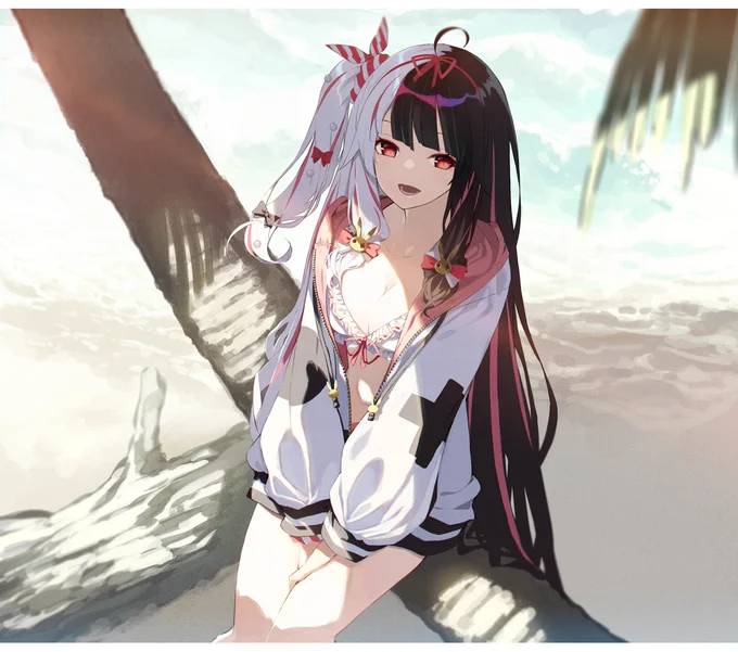 #秋だけどまだ全然暑いので水着絵再掲してもいい 
