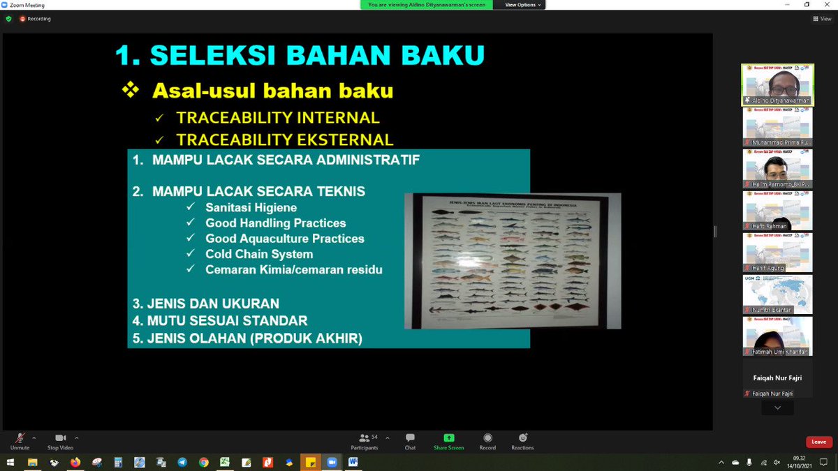 bppmhkp_jogja's tweet photo. 14/10 Kepala BKIPM Yogyakarta dan Tim Mutu hadir sebagai narasumber pada acara "Sukses Skill" dgn tema Teknik Implementasi &amp; Dokumentasi Sistem Manajemen Keamanan Pangan HACCP
Materi diberikan kpd 40 mahasiswa semester akhir Prodi TPHP, Departemen Perikanan UGM

@rinajanwar2201 https://t.co/IHyhB8Uc49