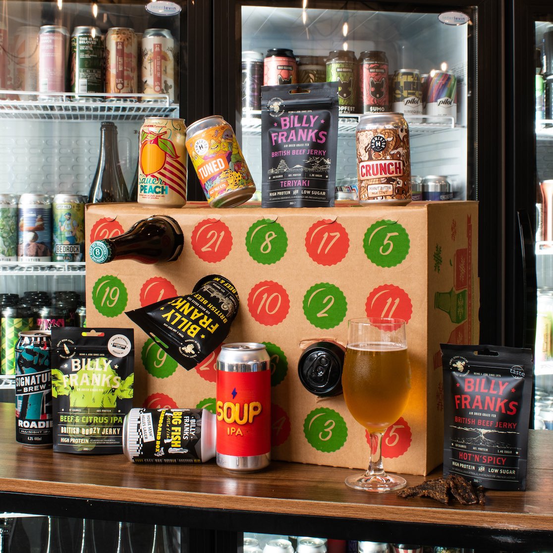 BillyFranksCoUk's tweet photo. It’s that time of year again🎄and what better way to countdown to Christmas day than with one of our advent calendars. Pre-order yours by the 21 Oct using the code EARLYBIRD5 to save £5! Link in bio for more info 👆

*cans pictured are props* https://t.co/uZa5v2iXt5