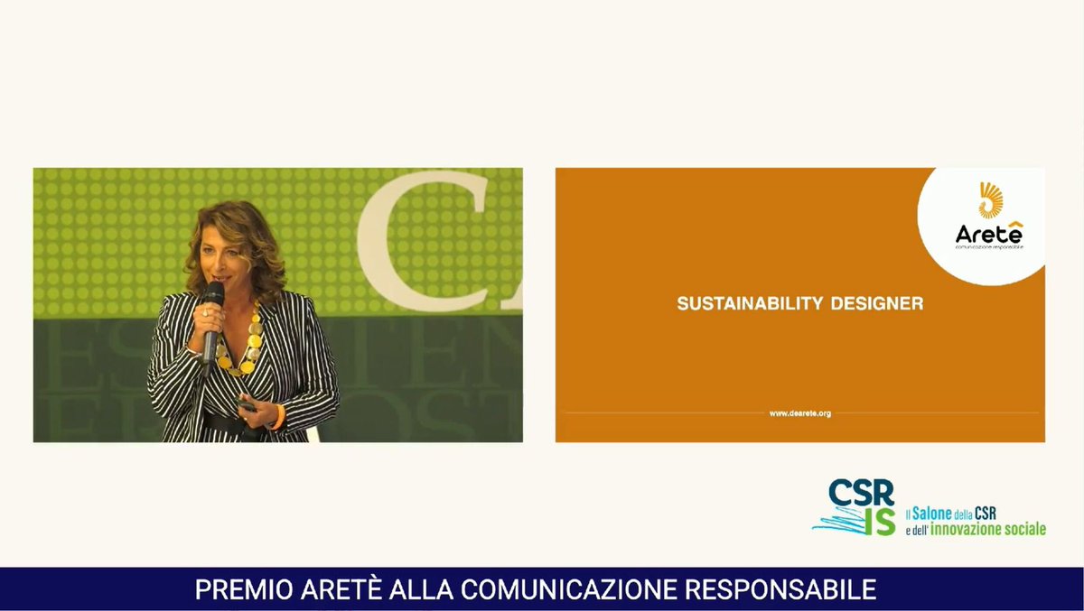 A @CSRIS_it per il #PremioAreté PierCarla Delpiano ha annunciato la partnership di #FondazioneStelline con #NuvolaVerdeInstitute per un Mentoring Program che promuova la formazione di nuove figure professionali attraverso cui sviluppare la cultura della #sostenibilità
<a href="/Unibocconi/">Università Bocconi</a>